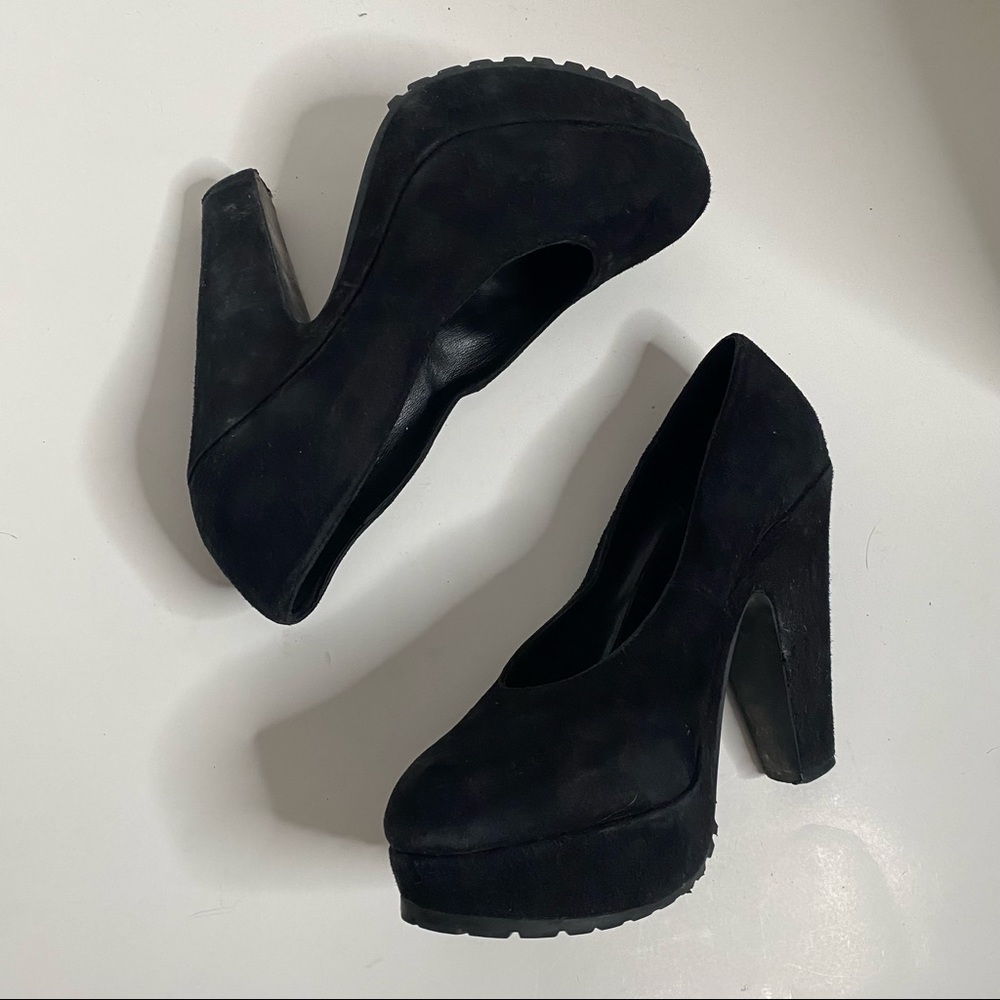 Suede Sneaker/Boot like heels by Dolce Vita